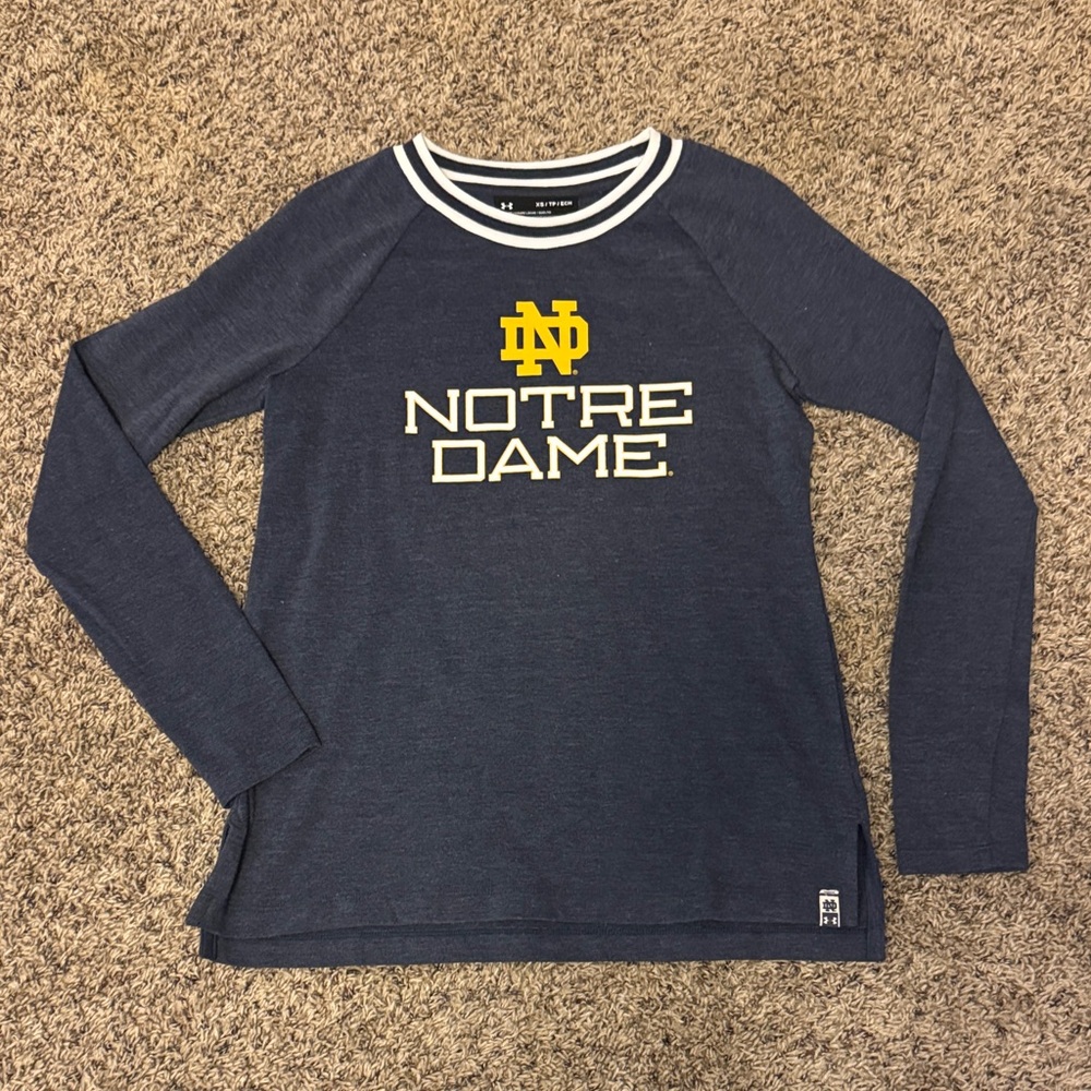 Notre Dame Long Sleeve sweat Shirt